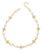 Charter Club Gold-tone Imitation Pearl Floral Necklace, Only At Macy's