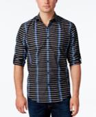 Alfani Men's Stripe Long-sleeve Shirt, Classic Fit