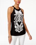 Inc International Concepts Soutache-trim Halter Top, Only At Macy's