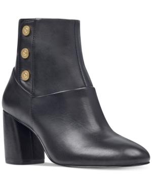 Nine West Kirtley Block-heel Booties Women's Shoes