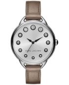 Marc Jacobs Women's Betty Cement Leather Strap Watch 36mm Mj1476