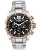 Citizen Men's Chronograph Eco-drive Shadowhawk Two-tone Stainless Steel Bracelet Watch 43mm Ca4176-55e