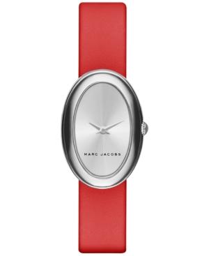 Marc Jacobs Women's Cicely Red Leather Strap Watch 31mm Mj1457