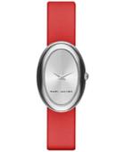 Marc Jacobs Women's Cicely Red Leather Strap Watch 31mm Mj1457