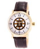 Gametime Nhl Boston Bruins Men's Shiny Gold Vintage Alloy Watch