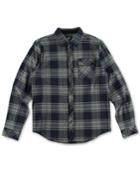O'neill Men's Watt Herringbone Yarn-dyed Plaid Flannel Shirt