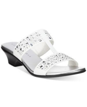 Karen Scott Eddina Embellished Slide Sandals, Only At Macy's Women's Shoes