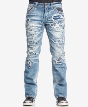Affliction Men's Blake Fleur Relaxed Denim Chicago Wash Jeans