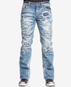 Affliction Men's Blake Fleur Relaxed Denim Chicago Wash Jeans