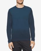 Calvin Klein Men's Merino Multi-chevron Pattern Sweater