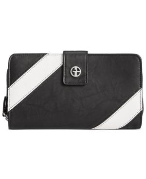 Giani Bernini Striped All-in-one Wallet, Created For Macy's