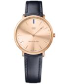 Tommy Hilfiger Women's Slim Sophisticated Sport Blue Leather Strap Watch 35mm 1781693