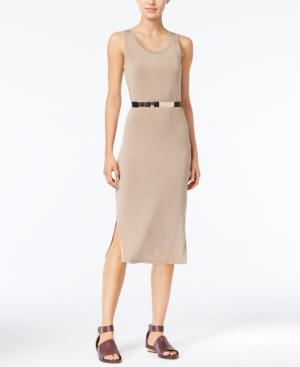Armani Exchange Belted Tank Dress
