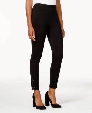 Style & Co Zip-hem Leggings, Created For Macy's