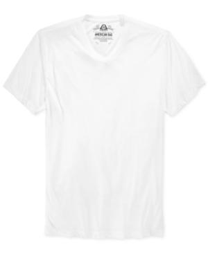 American Rag Men's T Shirt, Basic Slub V Neck