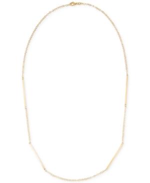 Giani Bernini Bar-link Long Necklace In 18k Rose Gold-plated And 18k Gold-plated Sterling Silver, Only At Macy's