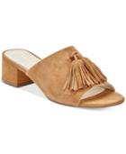 Anne Klein Salome Block-heel Tassel Mule Sandals