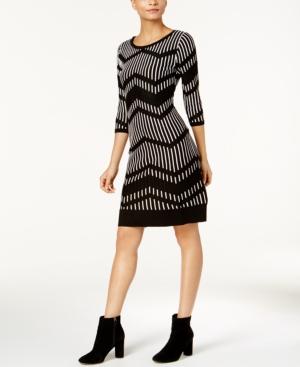 Taylor Printed Sweater Dress