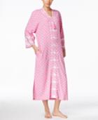 Charter Club Mixed-print Woven Long Caftan, Only At Macy's