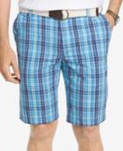 Izod Men's 10.5 Portsmith Plaid Shorts