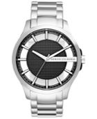Ax Armani Exchange Men's Stainless Steel Bracelet Watch 46mm Ax2179