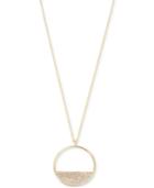 M. Haskell For Inc Gold-tone Semi-circle Pave Disc Pendant Necklace, Only At Macy's