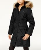 Madden Girl Faux-fur-trim Parka