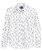 American Rag Men's Watercolor Leaf-print Pocket Shirt, Only At Macy's