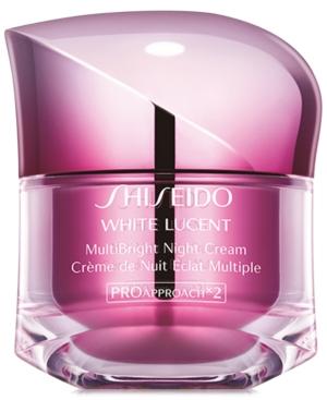 Shiseido White Lucent Multibright Night Cream, 1.7 Oz