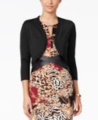 Thalia Sodi Chiffon-trim Bolero Cardigan, Created For Macy's