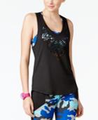 Energie Active Juniors' Laura Layered-look Laser-cut Tank Top