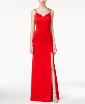 Emerald Sundae Juniors' Embellished Scuba Gown