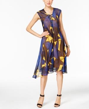 Jpr Printed Lace-up Shift Dress