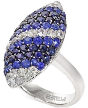 Balissima By Effy Sapphire Marquise Ring In Sterling Silver (3 Ct. T.w.)