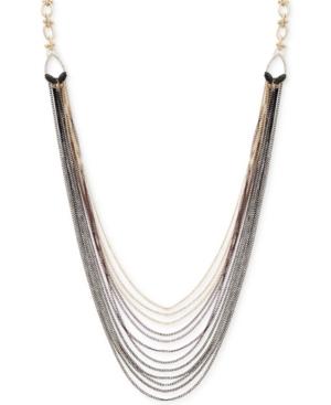 Lonna & Lilly Multi-tone Multi-stone Multi-layer Necklace