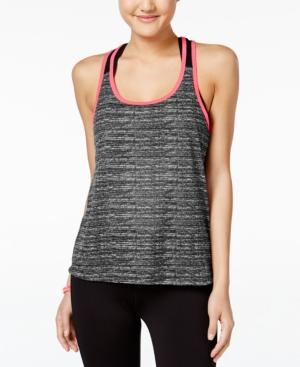 Material Girl Active Mesh-back Space-dyed Tank Top, Only At Macy's
