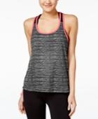 Material Girl Active Mesh-back Space-dyed Tank Top, Only At Macy's