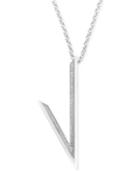 Geo By Effy Diamond Modern-style Pendant Necklace (1/6 Ct. T.w.) In Sterling Silver