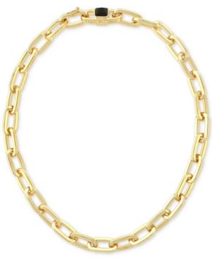 Vince Camuto Gold-tone Oval Link Collar Necklace