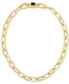 Vince Camuto Gold-tone Oval Link Collar Necklace