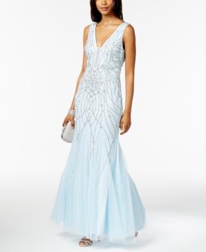 Xscape Embellished Mermaid Gown