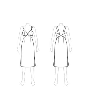 Customize: Switch To Petti Length - Fame And Partners Double Strap Petti Dress