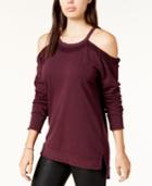Joe's Cotton Cold-shoulder Sweatshirt