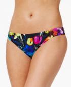 Bar Iii Painted Posies Floral-print Cheeky Bikini Bottoms, Only At Macy's Women's Swimsuit