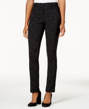 Style & Co Jacquard 5-pocket Pants, Created For Macy's