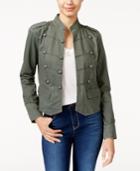 American Rag Button-trim Twill Jacket, Only At Macy's
