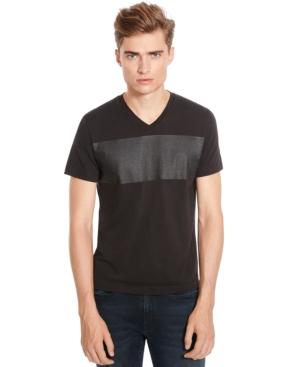 Kenneth Cole New York Rubber-print V-neck T-shirt