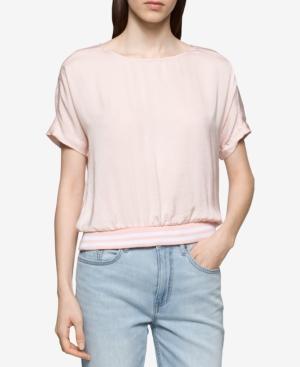 Calvin Klein Jeans Ribbed-trim Top