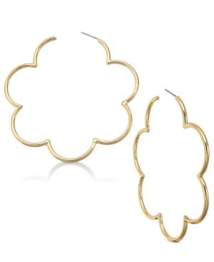Kate Spade New York 14k Gold-plated Scallop Hoop Earrings