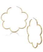 Kate Spade New York 14k Gold-plated Scallop Hoop Earrings